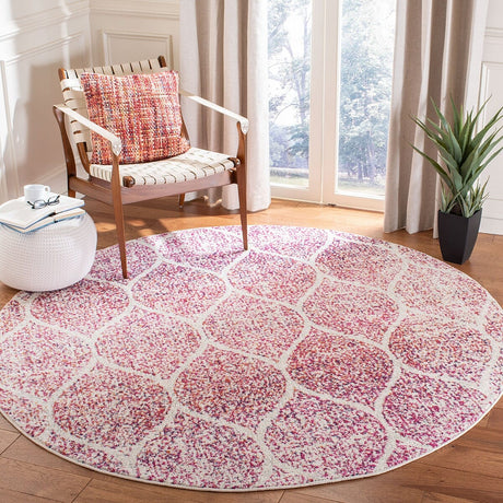 Safavieh Madison Mad604R Cream/Fuchsia Rug.