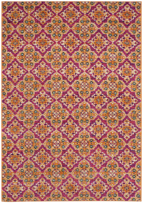 Safavieh Madison Mad605A Fuchsia / Gold Rugs.