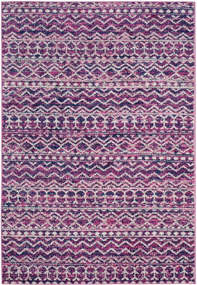 Safavieh Madison Mad606M Fuchsia / Navy Rugs.