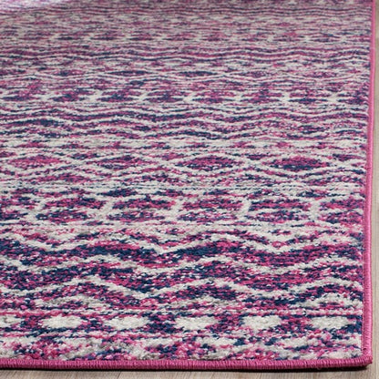 Safavieh Madison Mad606M Fuchsia / Navy Bohemian Area Rug