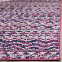 Safavieh Madison Mad606M Fuchsia / Navy Bohemian Area Rug