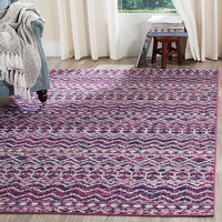 Safavieh Madison Mad606M Fuchsia / Navy Bohemian Area Rug