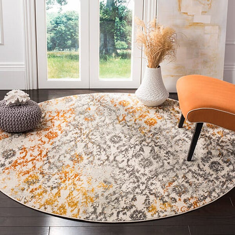 Safavieh Madison Mad608K Cream / Orange Rugs.