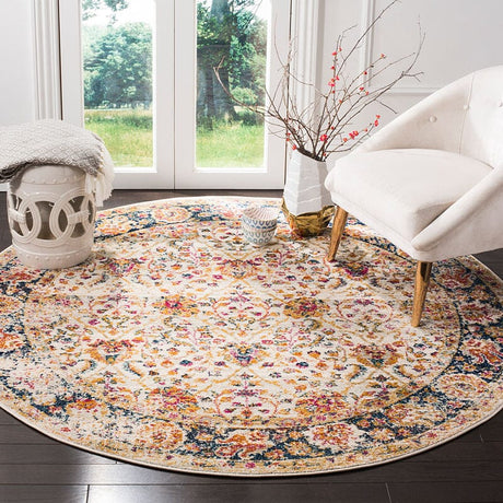 Safavieh Madison Mad609D Cream / Navy Rugs.