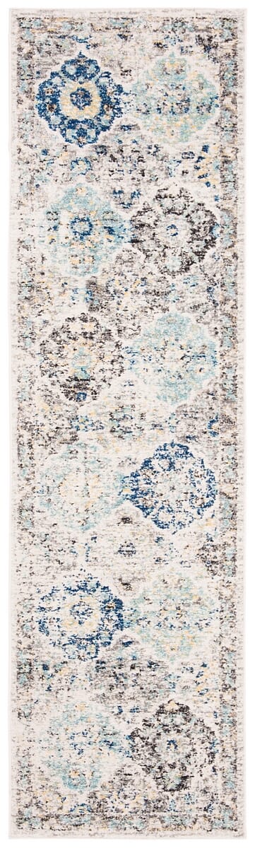 Safavieh Madison Mad611A Ivory / Aqua Vintage / Distressed Area Rug