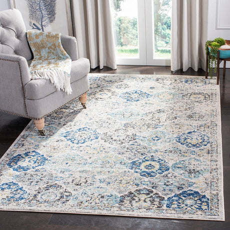 Safavieh Madison Mad611A Ivory/Aqua Rug.