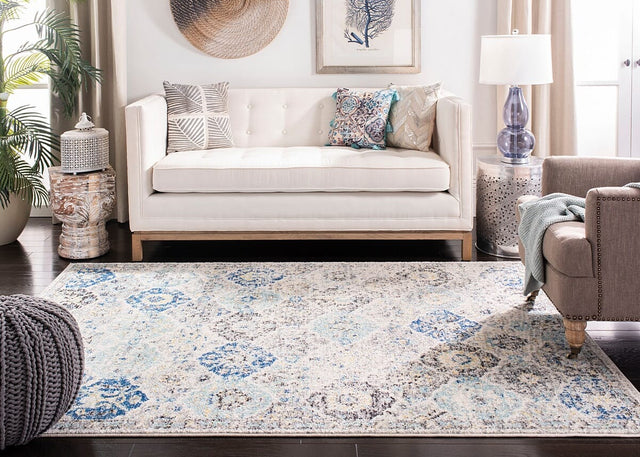 Safavieh Madison Mad611A Ivory/Aqua Rug.