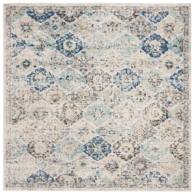 Safavieh Madison Mad611A Ivory/Aqua Rug.