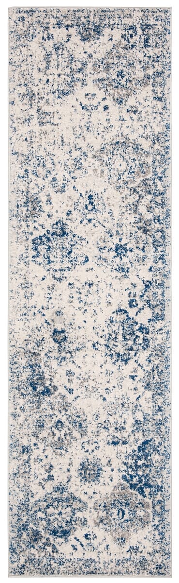 Safavieh Madison Mad611C White/Royal Blue Rug.