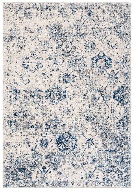 Safavieh Madison Mad611C White/Royal Blue Rug.