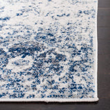 Safavieh Madison Mad611C White/Royal Blue Rug.