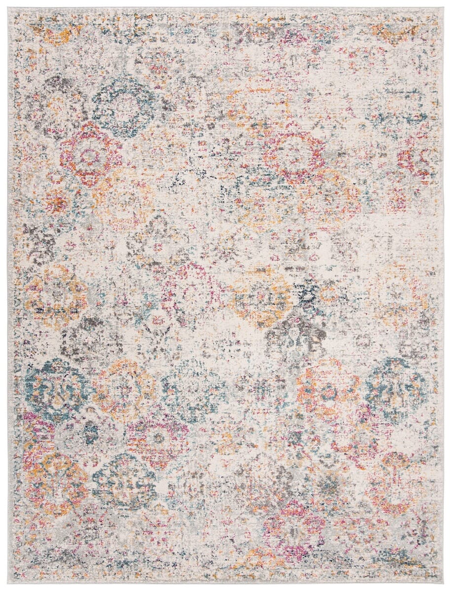 Safavieh Madison Mad611F Grey / Gold Vintage / Distressed Area Rug