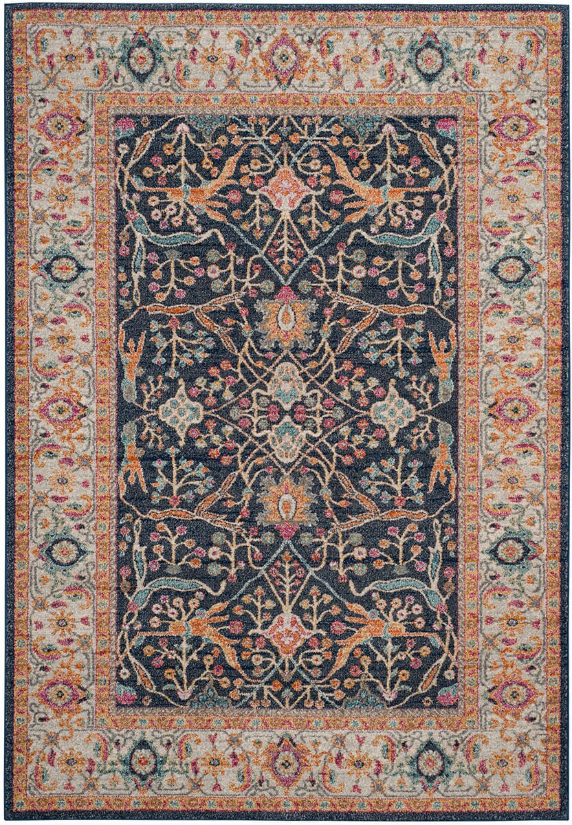 Safavieh Madison Mad612D Navy / Creme Area Rug