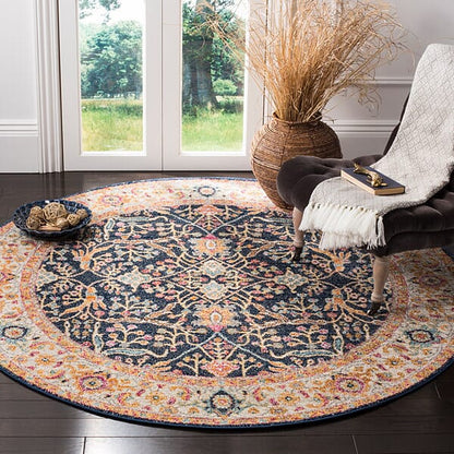 Safavieh Madison Mad612D Navy / Creme Area Rug