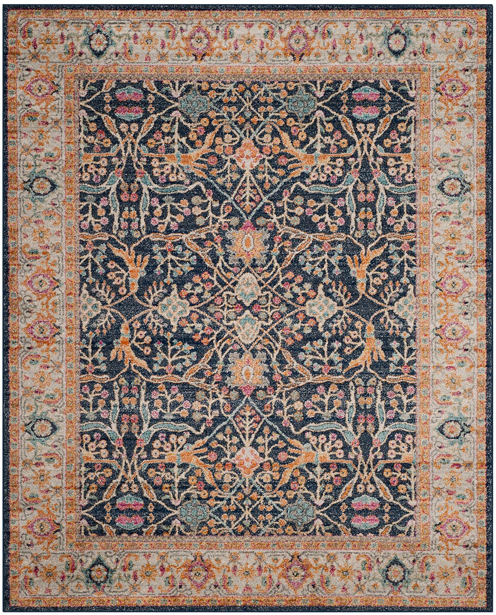 Safavieh Madison Mad612D Navy / Creme Area Rug