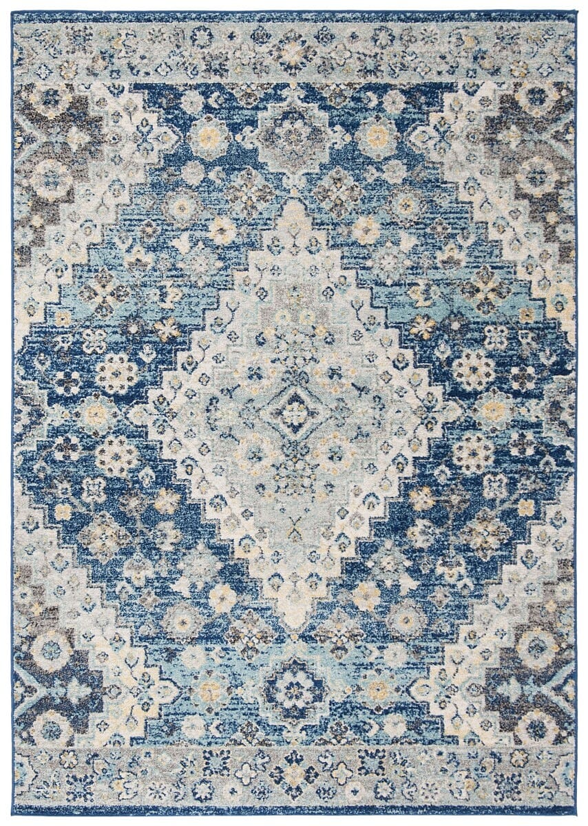 Safavieh Madison Mad616N Navy / Creme Area Rug