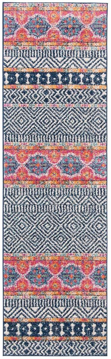 Safavieh Madison Mad797N Navy / Ivory Moroccan Area Rug