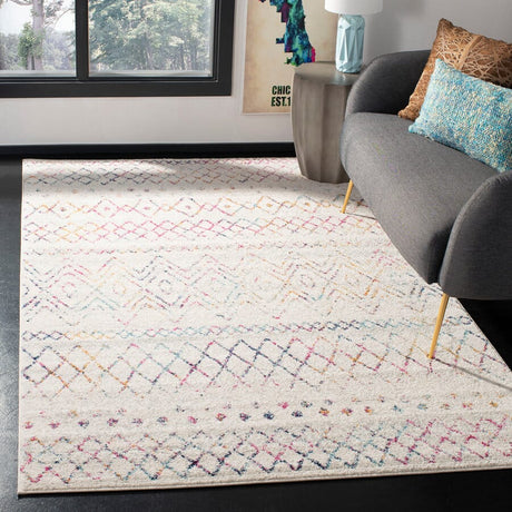 Safavieh Madison Mad798A Ivory/Fuchsia Rug.