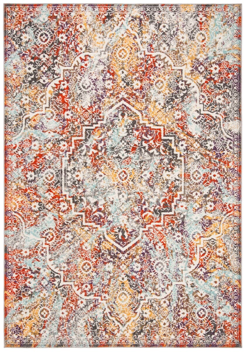 Safavieh Madison Mad946G Light Grey / Light Blue Area Rug