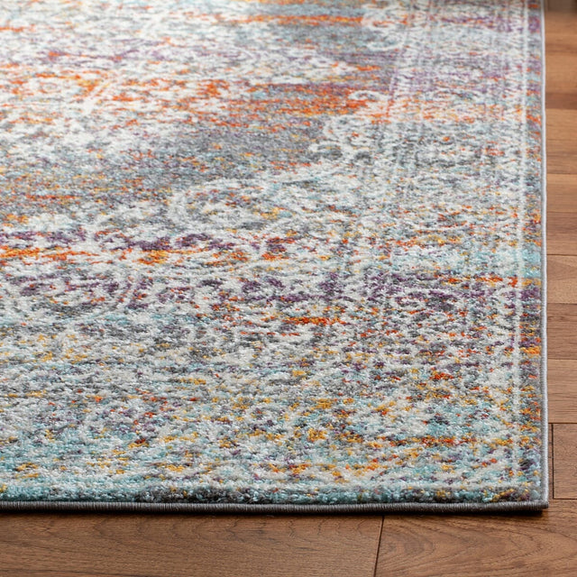 Safavieh Madison Mad947R Light Grey / Rust Rugs.