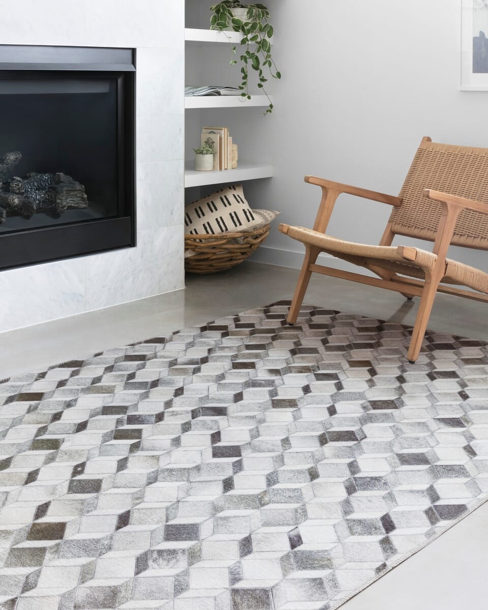 Loloi Maddox Mad-02 Grey / Mocha Geometric Area Rug