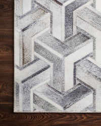 Loloi Maddox Mad-05 Silver / Ivory Geometric Area Rug