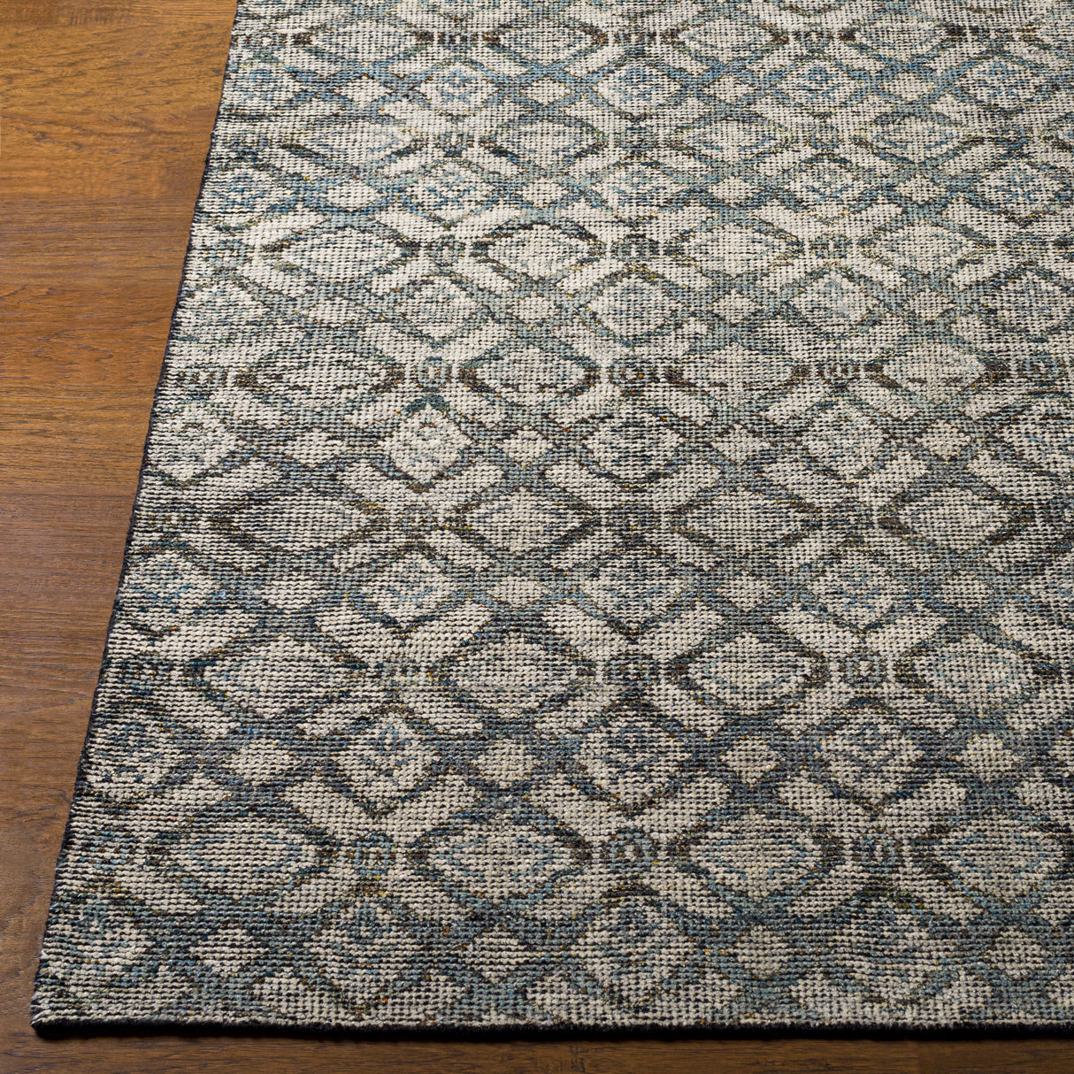 Surya Malaga Mag-2302 Ink, Denim, Khaki, Tan Rugs.