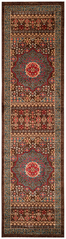 Safavieh Mahal Mah620C Navy / Red Area Rug