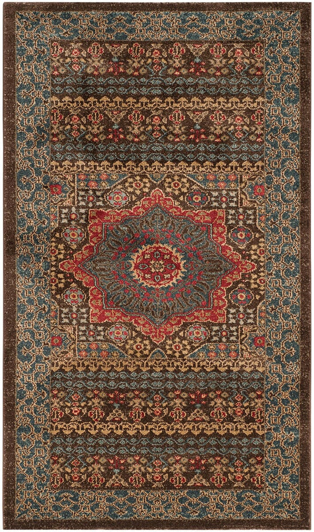 Safavieh Mahal Mah620C Navy / Red Rugs.