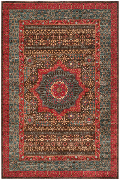 Safavieh Mahal Mah620C Navy / Red Area Rug