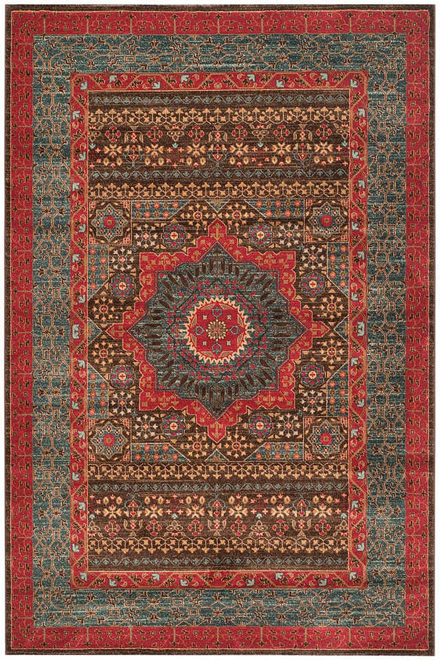 Safavieh Mahal Mah620C Navy / Red Rugs.