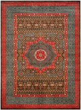 Safavieh Mahal Mah620C Navy / Red Rugs.