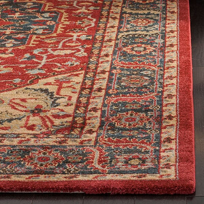 Safavieh Mahal Mah621C Navy / Red Area Rug