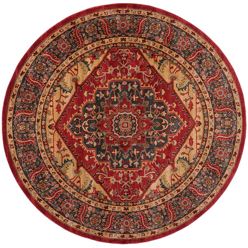 Safavieh Mahal Mah621C Navy / Red Area Rug