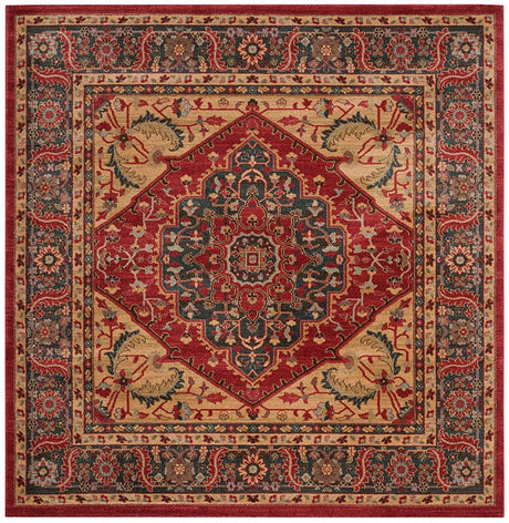 Safavieh Mahal Mah621C Navy / Red Rugs.