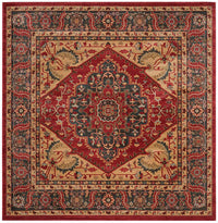 Safavieh Mahal Mah621C Navy / Red Area Rug