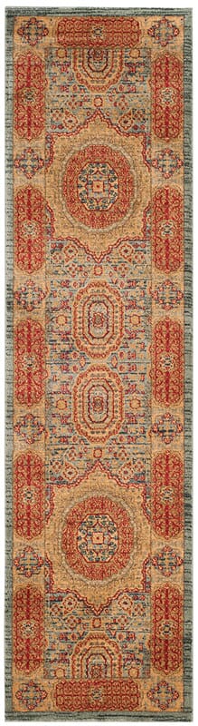 Safavieh Mahal Mah622C Navy / Red Area Rug