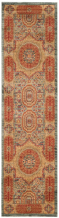 Safavieh Mahal Mah622C Navy / Red Area Rug