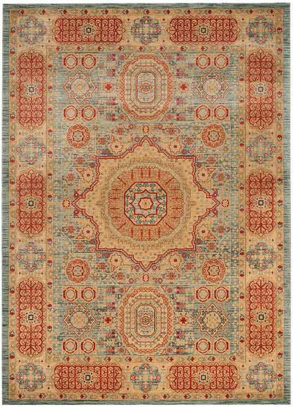 Safavieh Mahal Mah622C Navy / Red Area Rug