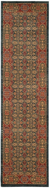 Safavieh Mahal Mah623K Light Blue / Red Rugs.