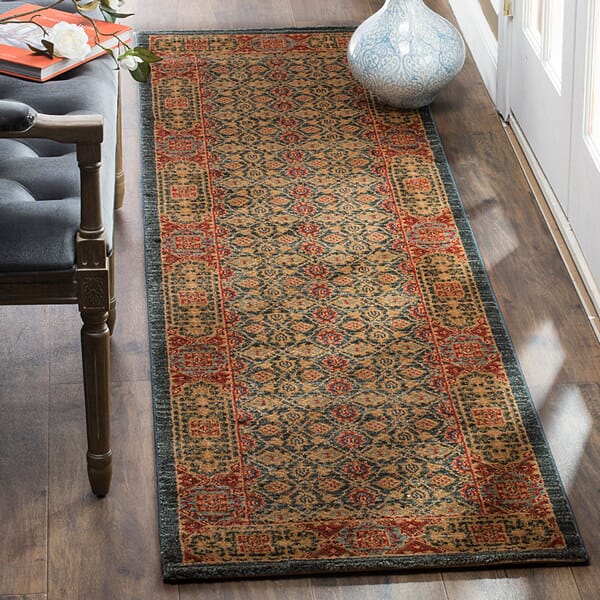 Safavieh Mahal Mah623K Light Blue / Red Area Rug