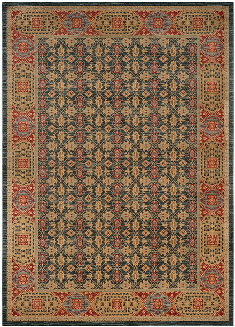 Safavieh Mahal Mah623K Light Blue / Red Rugs.