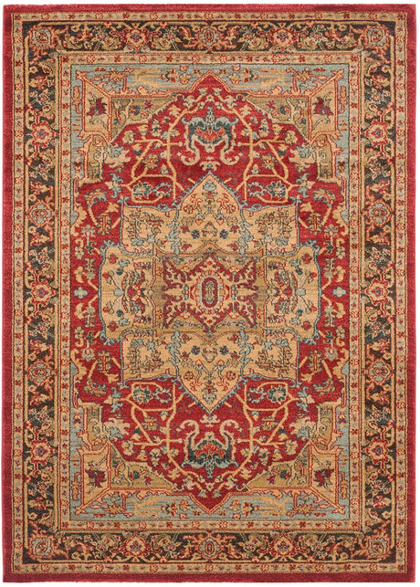 Safavieh Mahal Mah625B Natural / Navy Rugs.