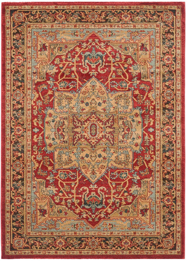 Safavieh Mahal Mah625B Natural / Navy Rugs.