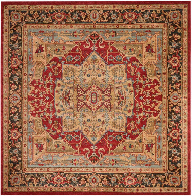 Safavieh Mahal Mah625B Natural / Navy Rugs.