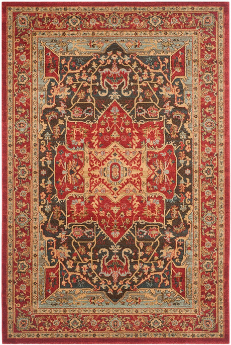 Safavieh Mahal Mah625D Red / Red Area Rug