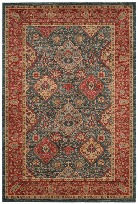 Safavieh Mahal Mah655C Navy / Red Area Rug