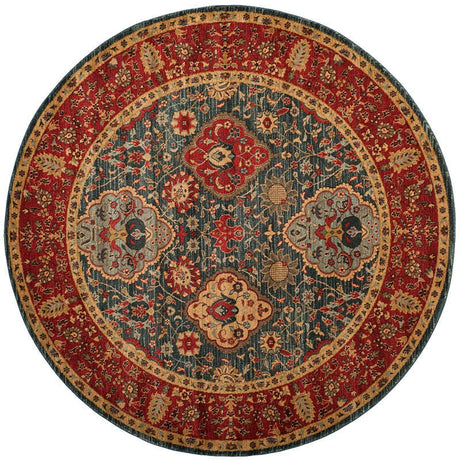 Safavieh Mahal Mah655C Navy / Red Area Rug