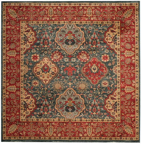 Safavieh Mahal Mah655C Navy / Red Area Rug