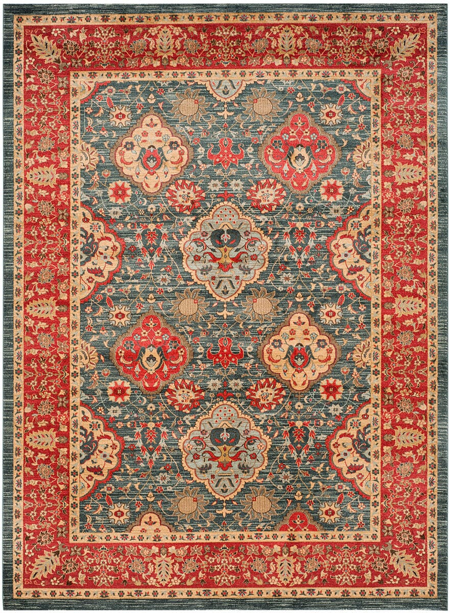 Safavieh Mahal Mah655C Navy/Red Rug.